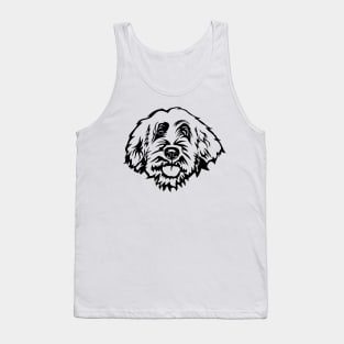 Labradoodle Illustration Tank Top